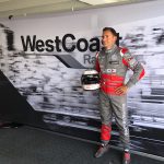 WestCoast Racing with Stage backdrop
